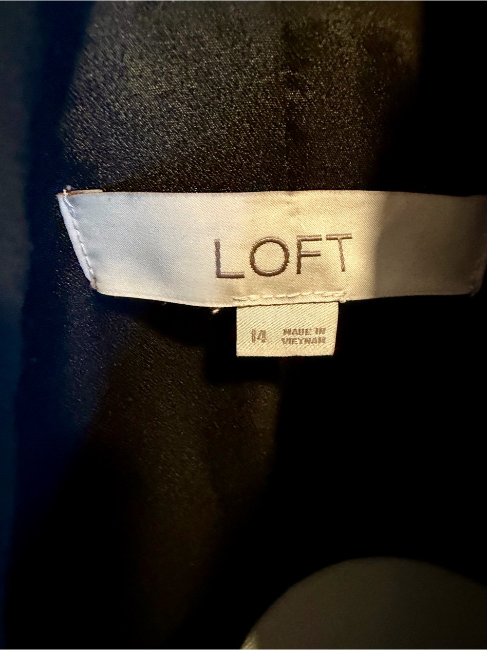 LOFT Black Sleeveless Blazer Jumpsuit - Picture 4 of 8